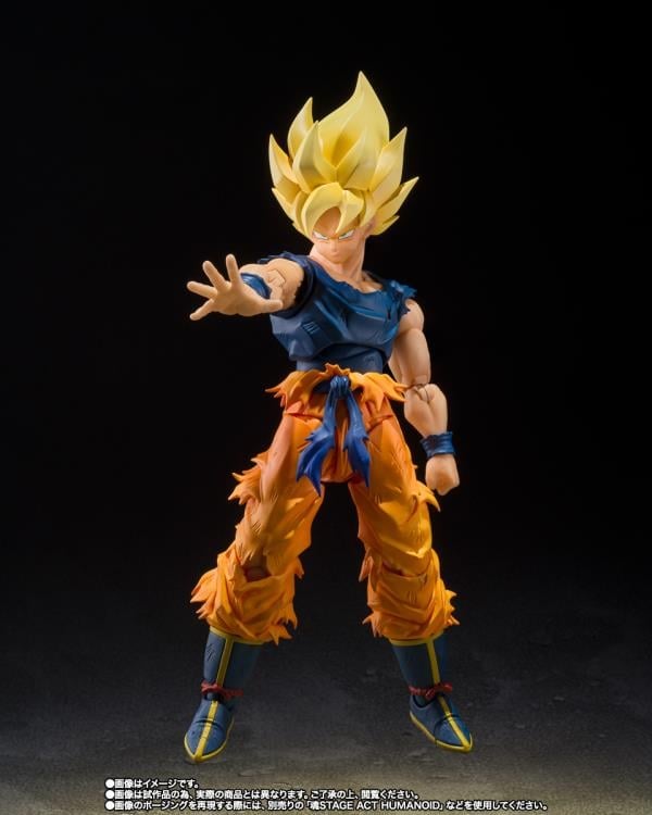 Dragon Ball Z S.H.Figuarts Super Saiyan Goku (Fighter of Rage) Exclusive Action Figure Gallery Image 5