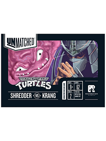 Unmatched Adventures: Teenage Mutant Ninja Turtles: Shredder/Krang Hero Deck Expansion Gallery Image 2