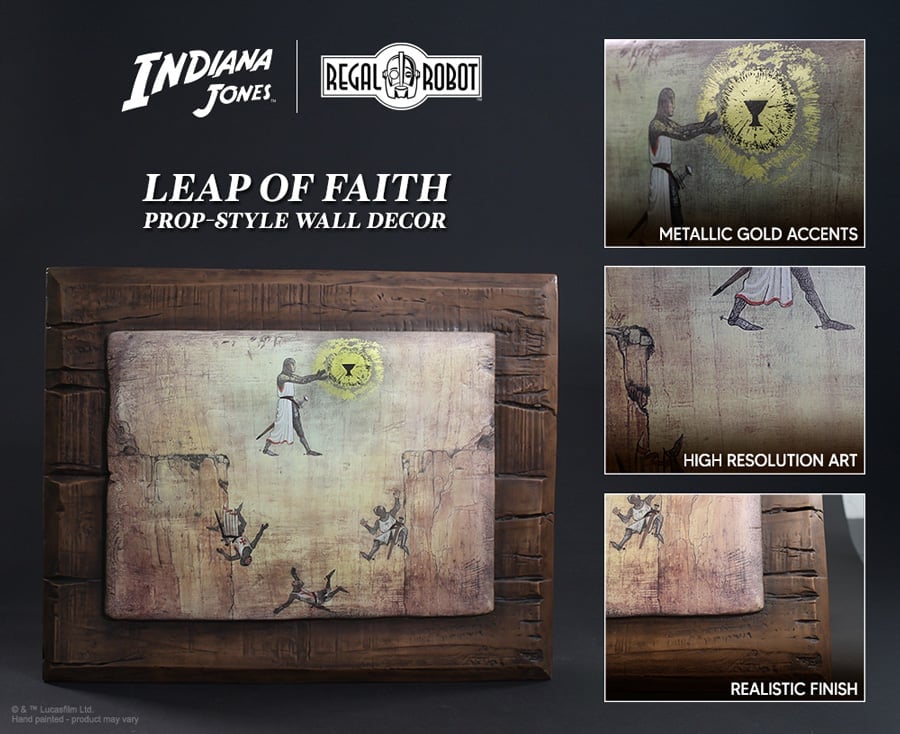Indiana Jones and the Last Crusade Leap of Faith Prop-Style Wall Decor Gallery Image 7