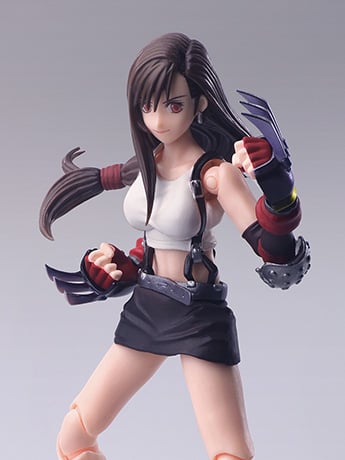 Final Fantasy VII Bring Arts Tifa Lockhart (Mythril Claws Ver.) Action Figure Gallery Image 2