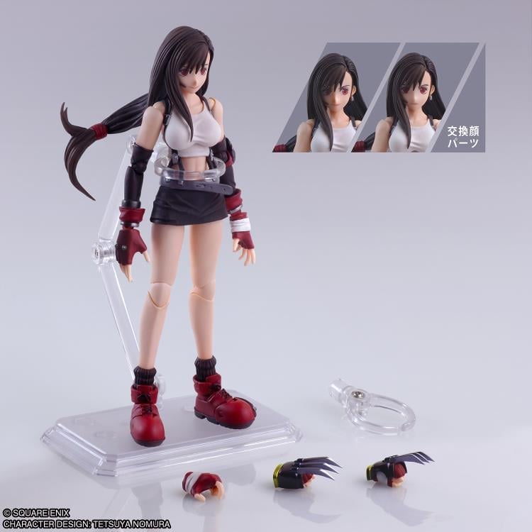 Final Fantasy VII Bring Arts Tifa Lockhart (Mythril Claws Ver.) Action Figure Gallery Image 9