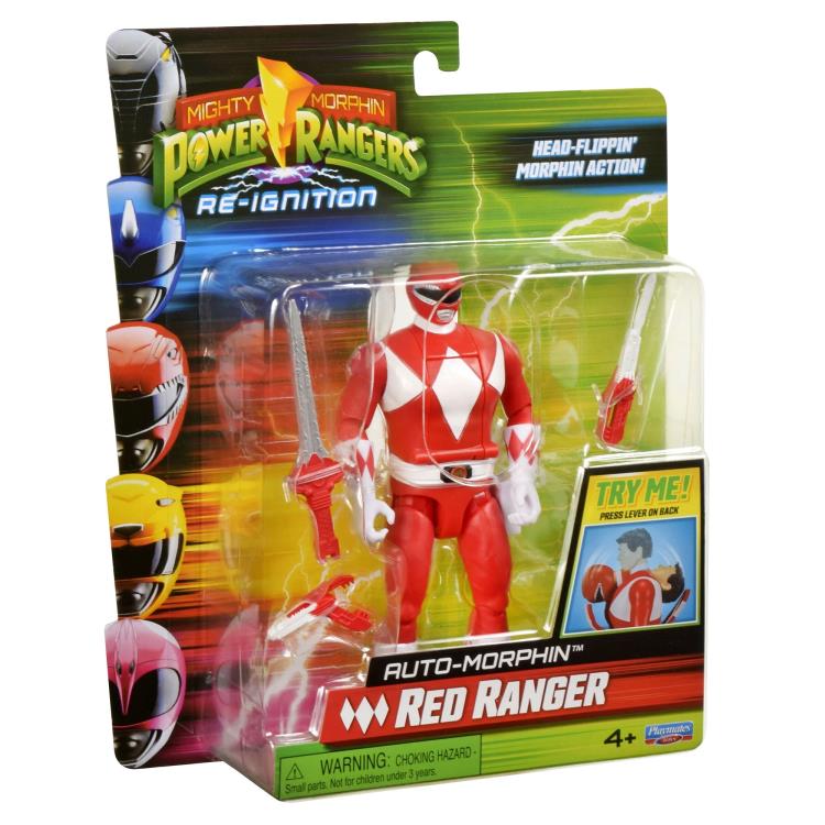 Mighty Morphin Power Rangers Re-Ignition Auto-Morphin Red Ranger Action Figure Gallery Image 9