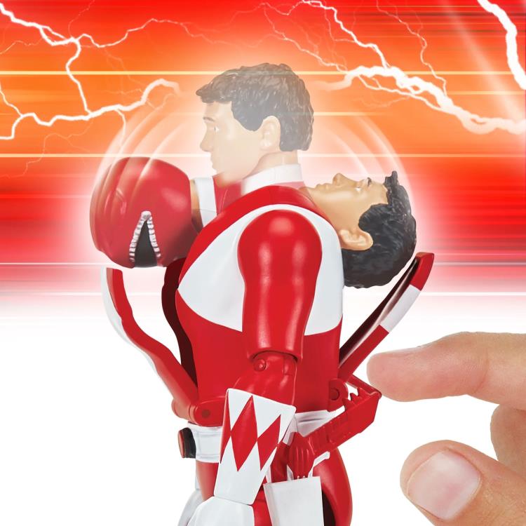 Mighty Morphin Power Rangers Re-Ignition Auto-Morphin Red Ranger Action Figure Gallery Image 7
