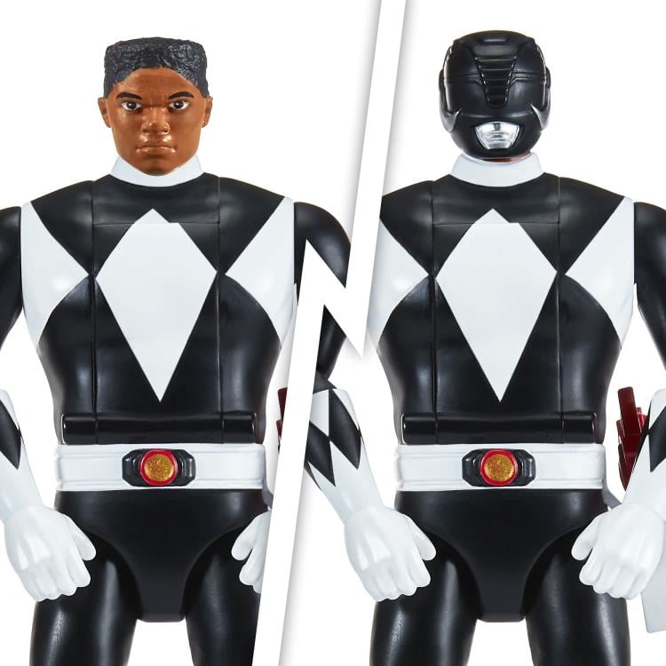 Mighty Morphin Power Rangers Re-Ignition Auto-Morphin Black Ranger Action Figure Gallery Image 5