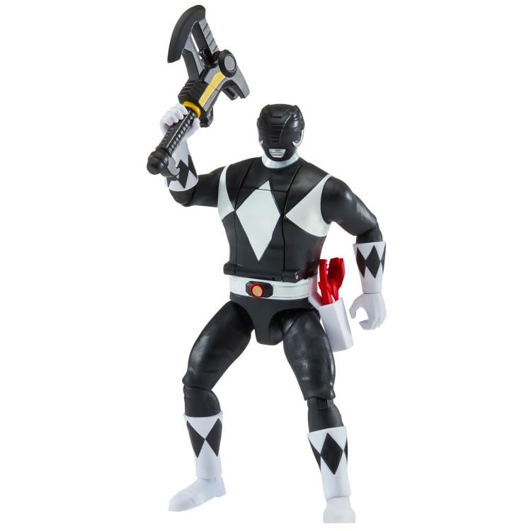 Mighty Morphin Power Rangers Re-Ignition Auto-Morphin Black Ranger Action Figure Gallery Image 4