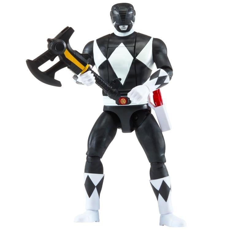 Mighty Morphin Power Rangers Re-Ignition Auto-Morphin Black Ranger Action Figure Gallery Image 3