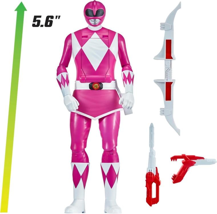 Mighty Morphin Power Rangers Re-Ignition Auto-Morphin Pink Ranger Action Figure Gallery Image 6