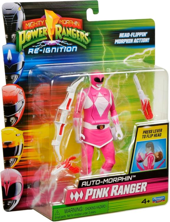 Mighty Morphin Power Rangers Re-Ignition Auto-Morphin Pink Ranger Action Figure Gallery Image 9