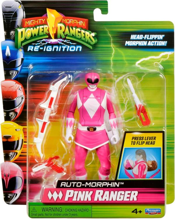 Mighty Morphin Power Rangers Re-Ignition Auto-Morphin Pink Ranger Action Figure Gallery Image 8