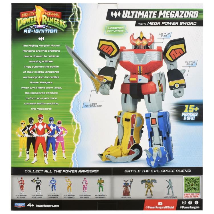 Mighty Morphin Power Rangers Re-Ignition Ultimate Megazord Figure