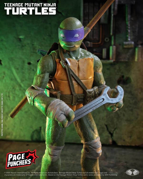 Teenage Mutant Ninja Turtles Page Punchers Donatello 5" Action Figure with Comic Gallery Image 6