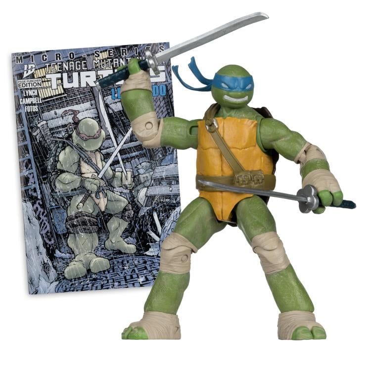Teenage Mutant Ninja Turtles Page Punchers Leonardo 5" Action Figure with Comic Gallery Image 7