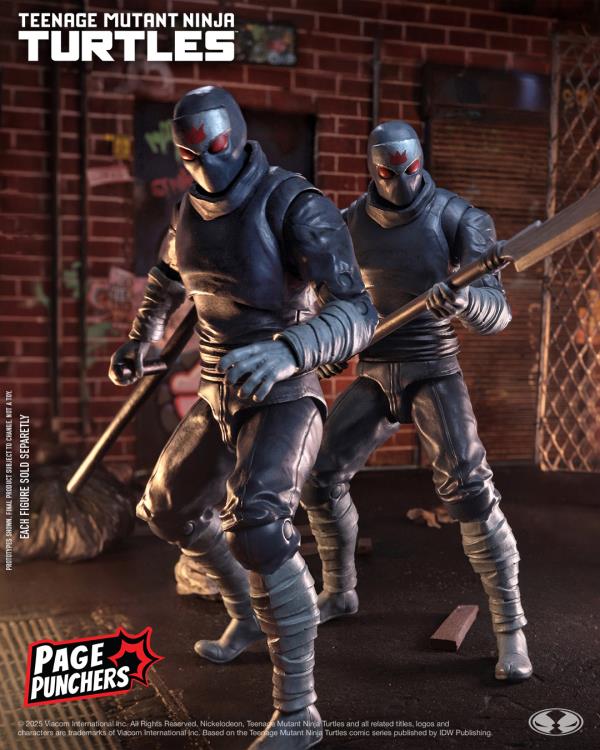 Teenage Mutant Ninja Turtles Page Punchers Foot Soldier 5" Action Figure with Comic Gallery Image 5
