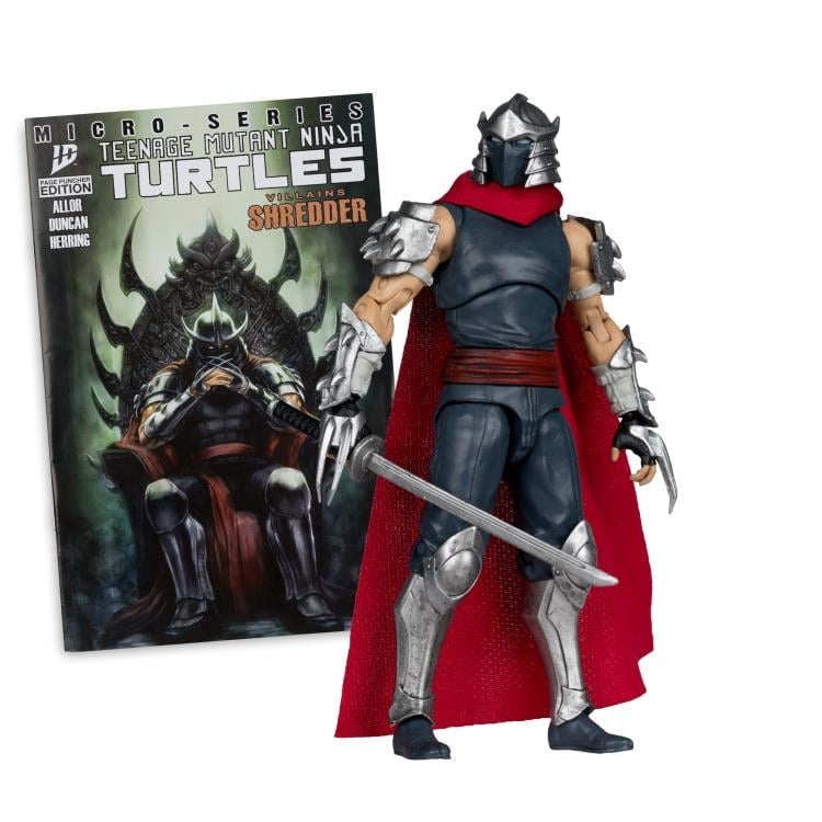Teenage Mutant Ninja Turtles Page Punchers Shredder 5" Action Figure with Comic Gallery Image 7