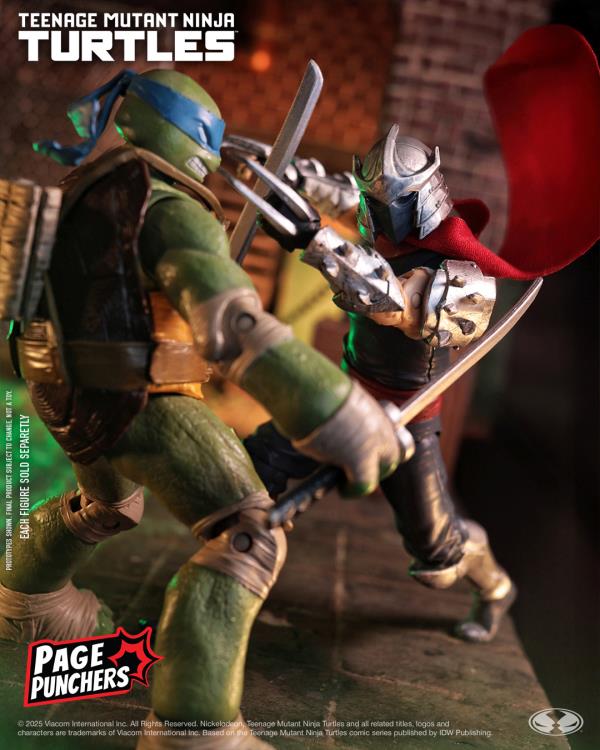 Teenage Mutant Ninja Turtles Page Punchers Shredder 5" Action Figure with Comic Gallery Image 6
