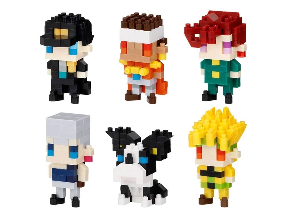 JoJo’s Bizarre Adventure Nanoblock Mininano Series Box of 6 Characters Gallery Image 1