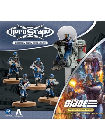 G.I. Joe Heroscape: Cobra Troopers and Cobra Flight Pod Common Army Expansion (Premium Painted Edition) Gallery Image 2