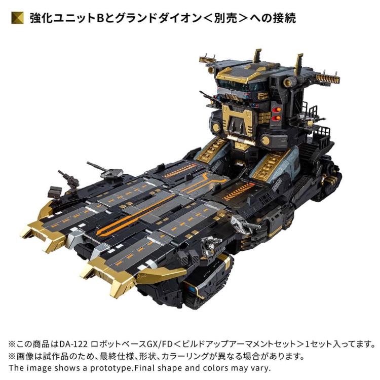 Diaclone DA-122 Robot Base GX / FD (Build-up Armament Set) Gallery Image 9