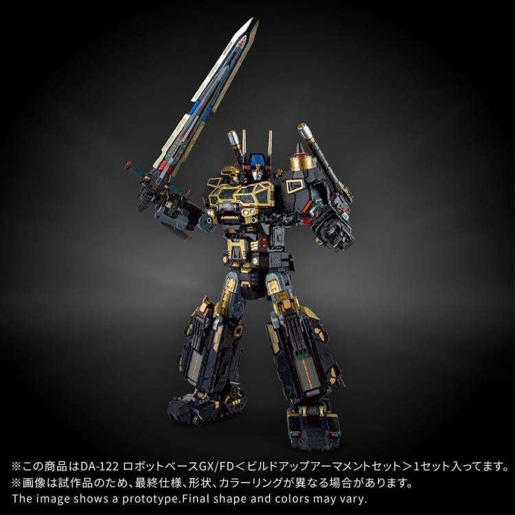 Diaclone DA-122 Robot Base GX / FD (Build-up Armament Set) Gallery Image 11