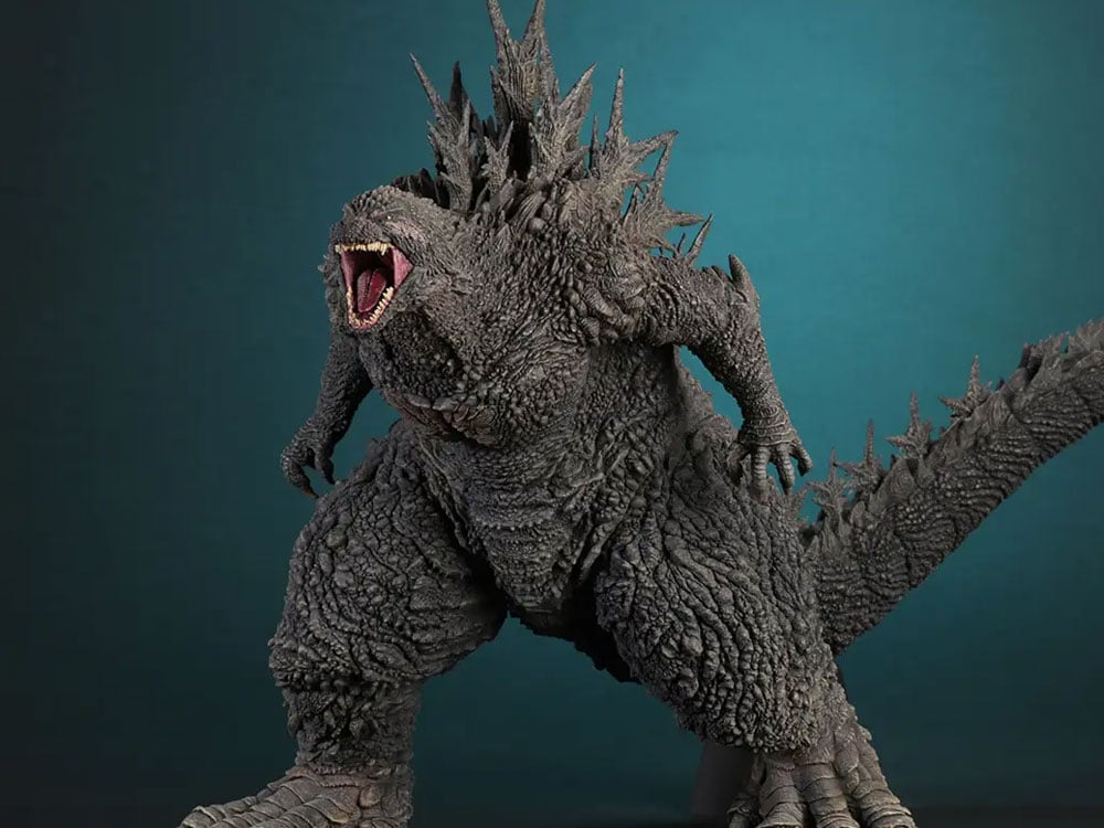 BIGなGODZILLA TOHO Large Monster Series Godzilla 2002 Painted Assembled 10.6in