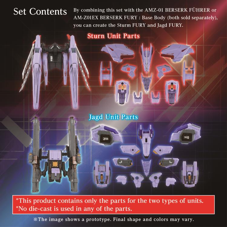 ADAM S1X ジャンク品 Zoids Adamas Machina AM-Z01CP Berserk Fury Sturm ＆ Jagd Unit