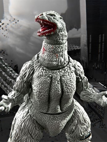 Toho ULTIMATES! Godzilla '89 (Greyscale Comic Book - Thirsty For Blood Ver.) Action Figure Gallery Image 2