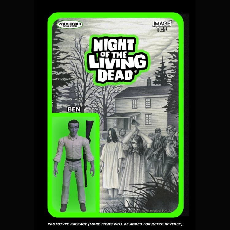 Night of the Living Dead Retro Reverse Set of 6 Action Figures Gallery Image 6
