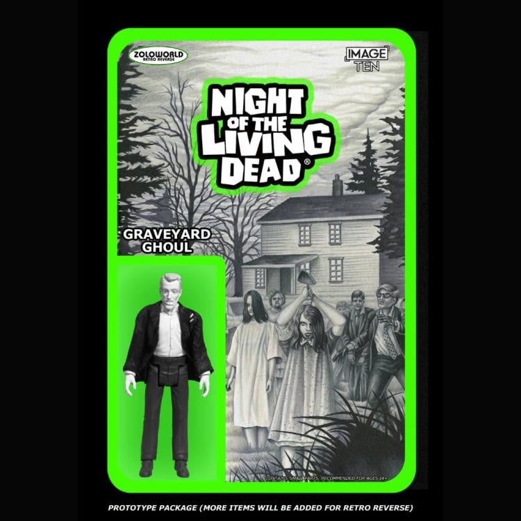 Night of the Living Dead Retro Reverse Set of 6 Action Figures Gallery Image 8