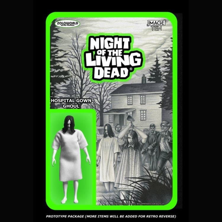 Night of the Living Dead Retro Reverse Set of 6 Action Figures Gallery Image 10