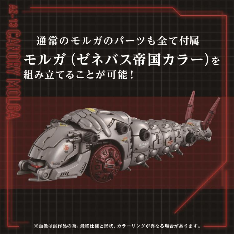 Zoids Advanced Zi AZ-13 Canory Molga 1/72 Scale Model Kit Gallery Image 4