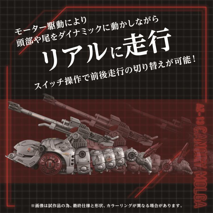 Zoids Advanced Zi AZ-13 Canory Molga 1/72 Scale Model Kit Gallery Image 5
