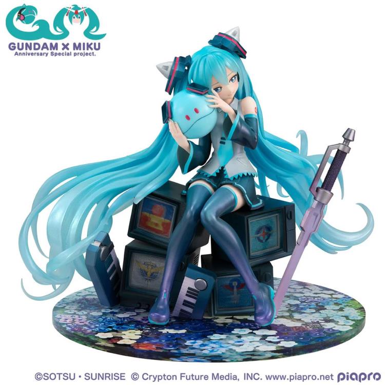 Mobile Suit Gundam 45th Anniversary x Hatsune Miku Lucrea Hatsune Miku x 00 Gundam Figure Gallery Image 7