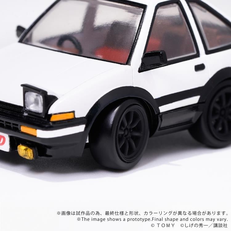 Initial D Q Village QV-05 Toyota AE86 TRUENO Model Kit Set Gallery Image 12