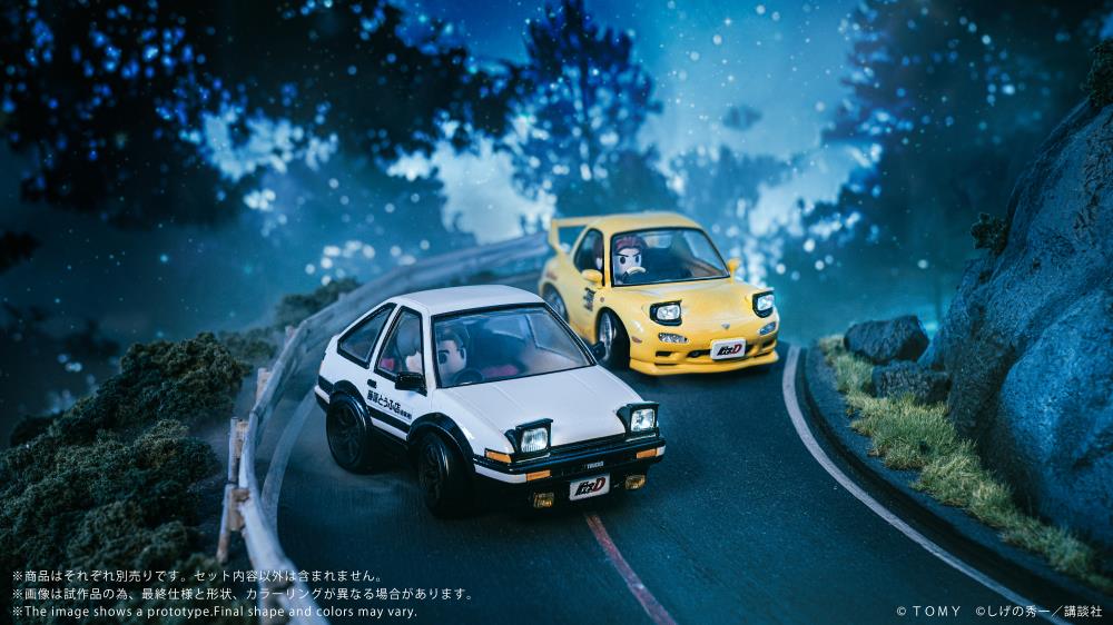 Initial D Q Village QV-05 Toyota AE86 TRUENO Model Kit Set Gallery Image 4