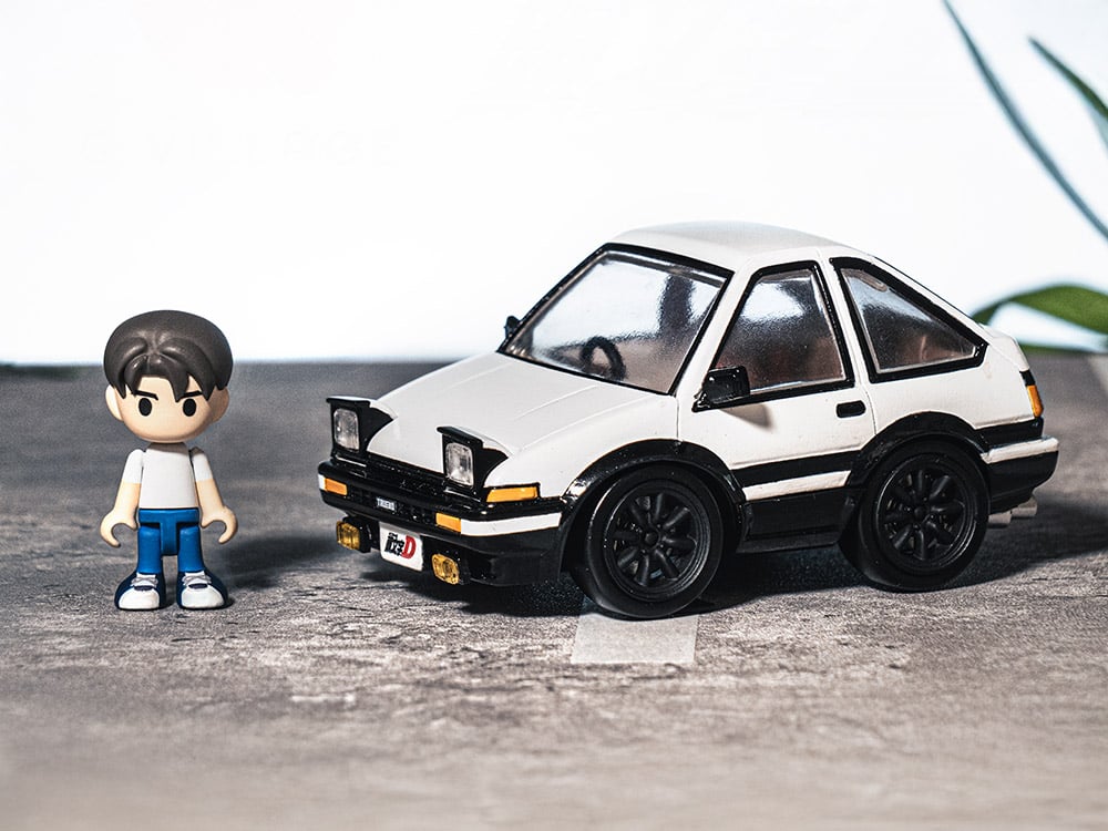 Initial D Q Village QV-05 Toyota AE86 TRUENO Model Kit Set Gallery Image 1