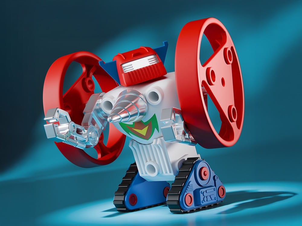 Micronauts ReAction+ Microtron Action Figure Gallery Image 1