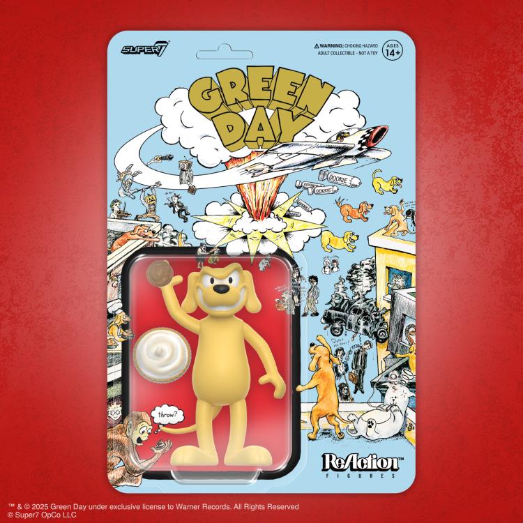 Green Day ReAction Dookie Dog Action Figure