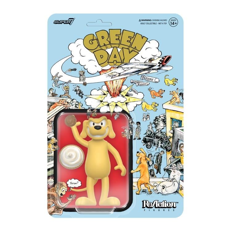 Green Day ReAction Dookie Dog Action Figure