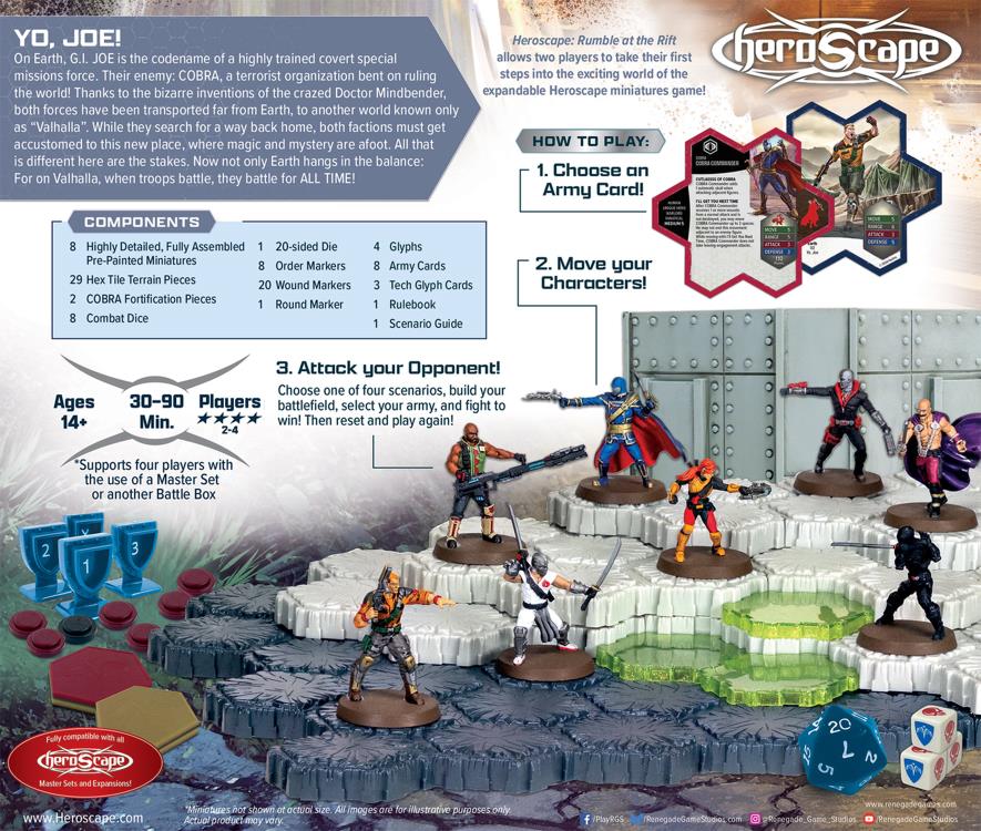 G.I. Joe Heroscape: Rumble at the Rift Battle Box (Premium Painted Edition) Gallery Image 3