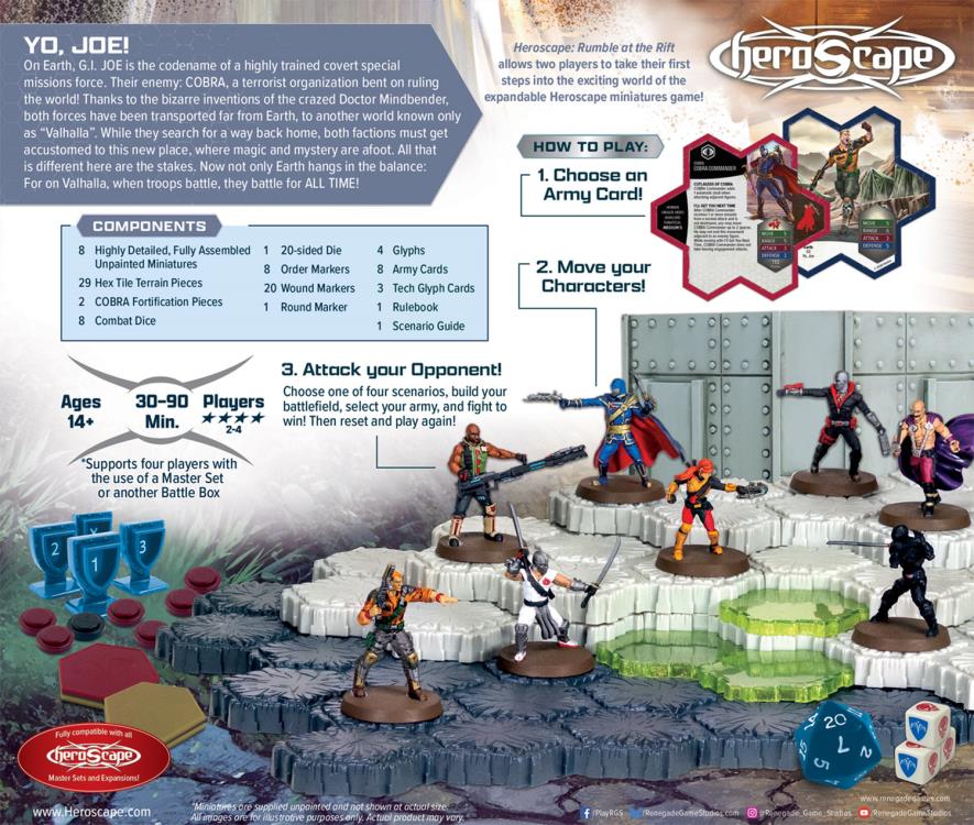 G.I. Joe Heroscape: Rumble at the Rift Battle Box (Unpainted) Gallery Image 3