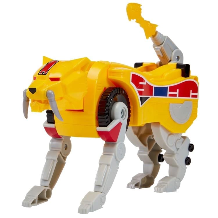 Mighty Morphin Power Rangers Re-Ignition Sabertooth Tiger Dinozord Figure Gallery Image 3