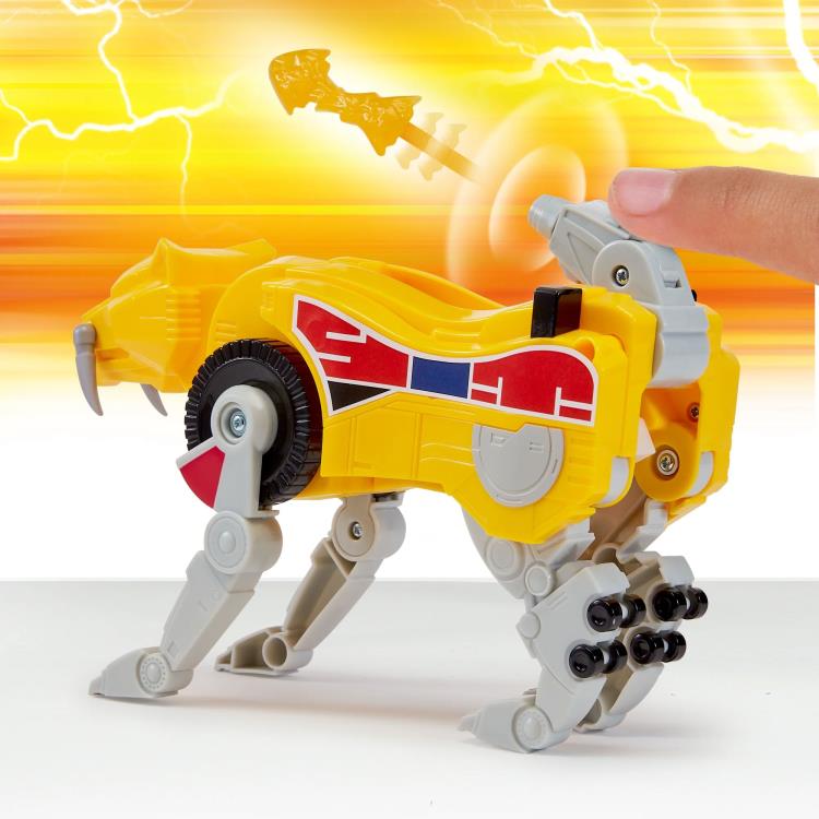Mighty Morphin Power Rangers Re-Ignition Sabertooth Tiger Dinozord Figure Gallery Image 6