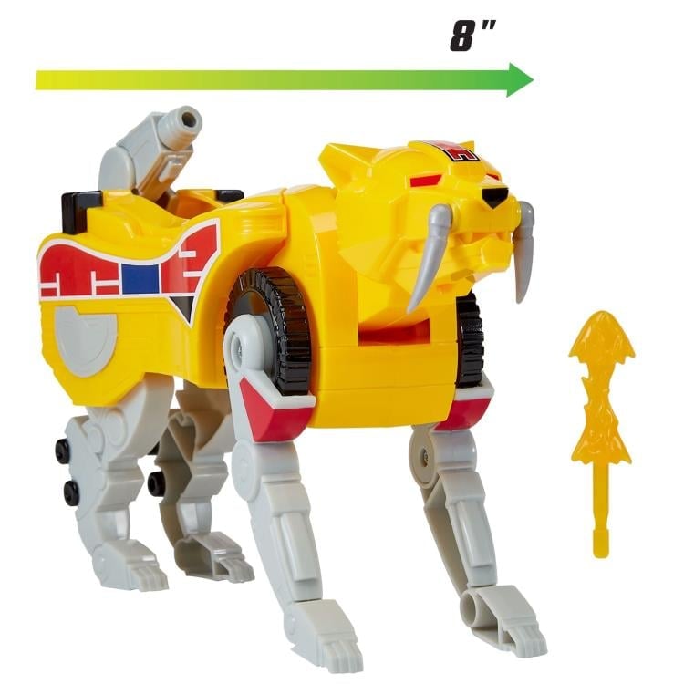 Mighty Morphin Power Rangers Re-Ignition Sabertooth Tiger Dinozord Figure Gallery Image 5
