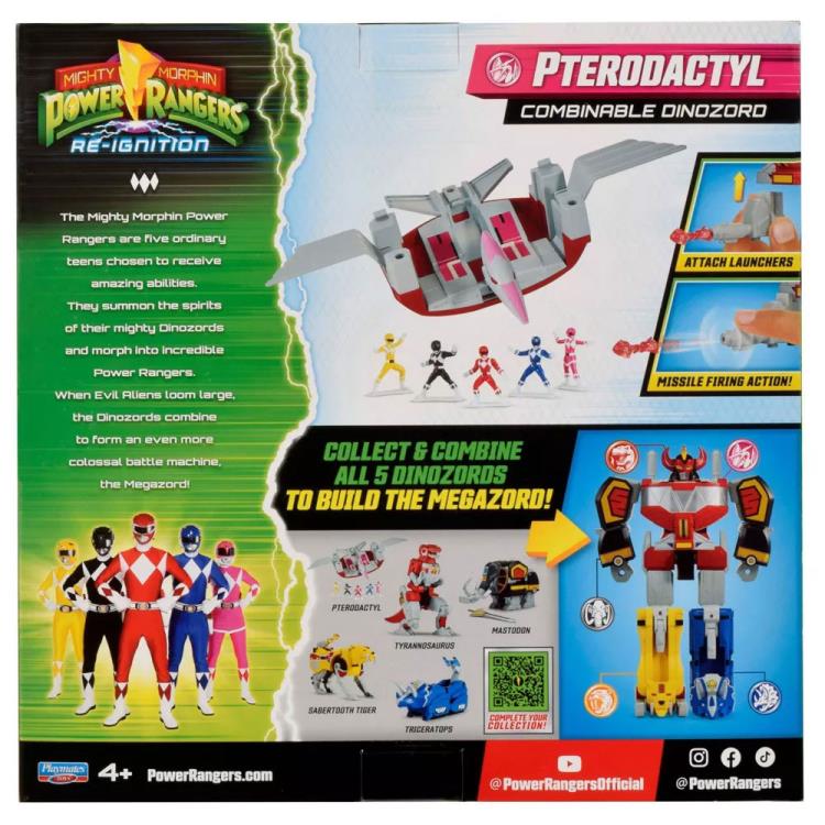 Mighty Morphin Power Rangers Re-Ignition Pterodactyl Dinozord Figure Gallery Image 9