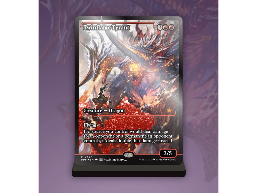 Magic: The Gathering Slab Twinflame Tyrant Standee