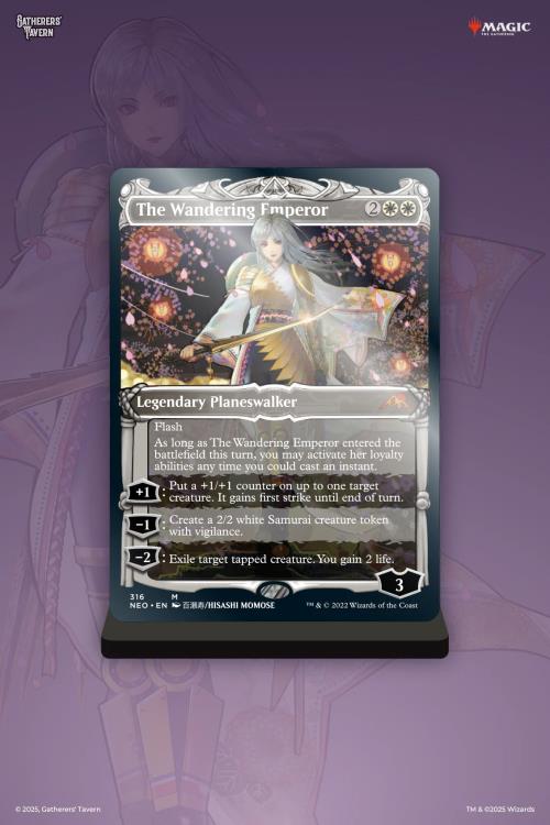 Magic: The Gathering Slab The Wandering Emperor Standee