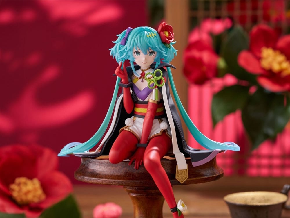 Vocaloid Hatsune Miku (Flower Fairy Camellia) Noodle Stopper Figure Gallery Image 1