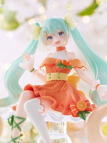 Image of Vocaloid Hatsune Miku (Citrus Ver.) Noodle Stopper Figure