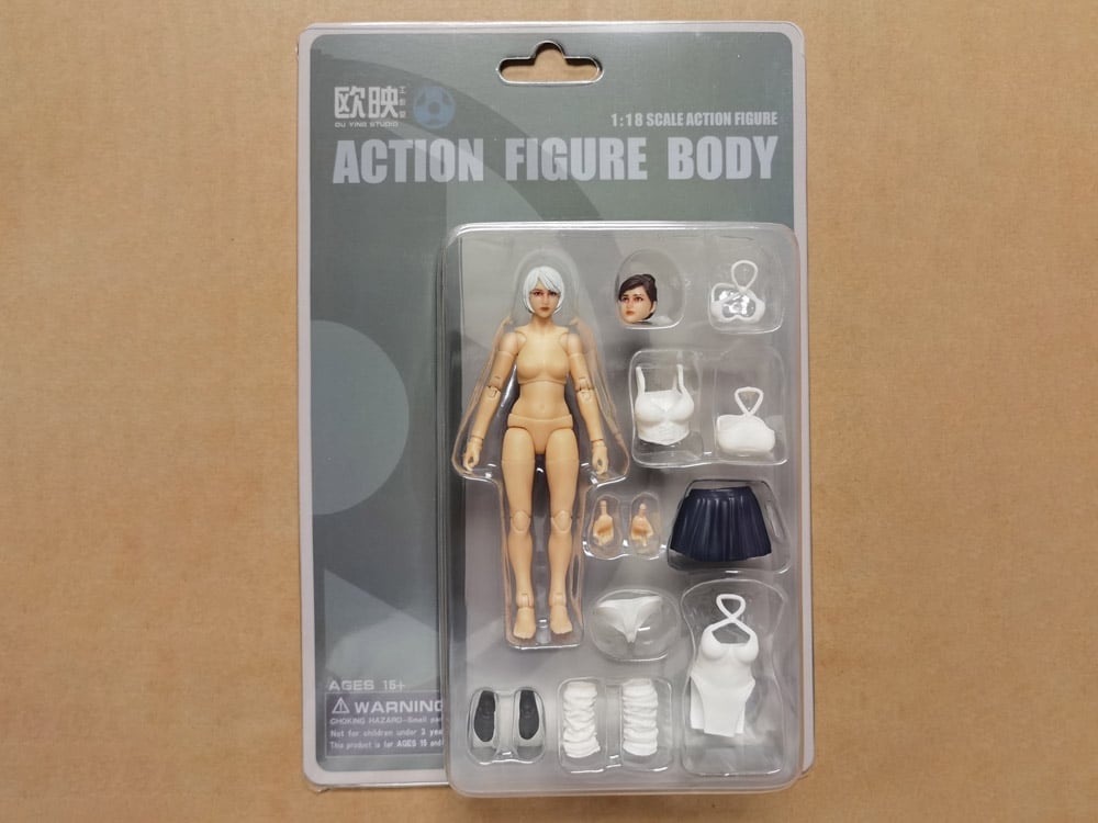 Planet Green Valley 1/18 Scale Female Action Figure Body (2025 WB1) Gallery Image 1