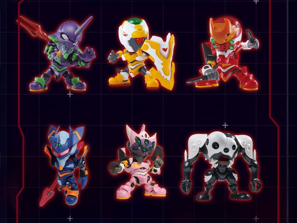 Rebuild of Evangelion Super Movable Assembly Box of 6 Random Figures Gallery Image 1